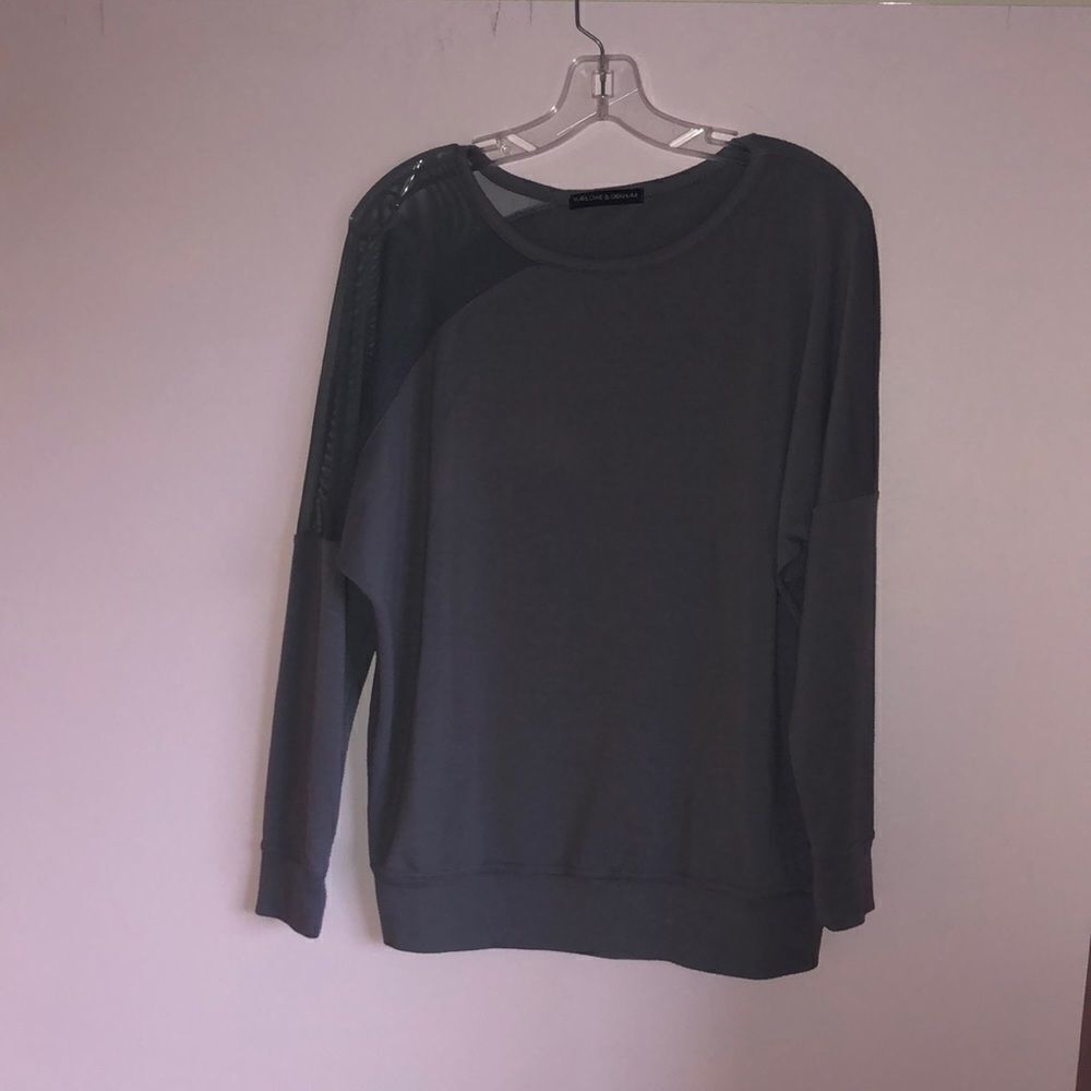 Harlowe and graham gray shirt
